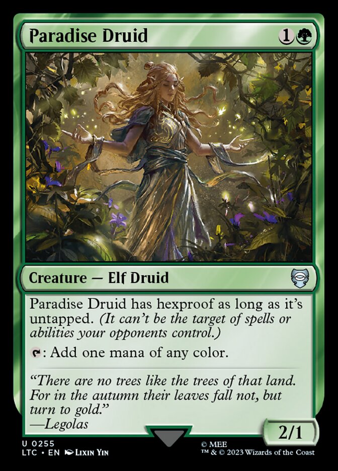 Paradise Druid · Tales of Middle-earth Commander (LTC) #255
