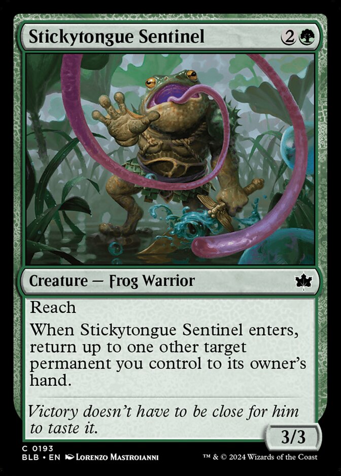 Stickytongue Sentinel · Bloomburrow (BLB) #193