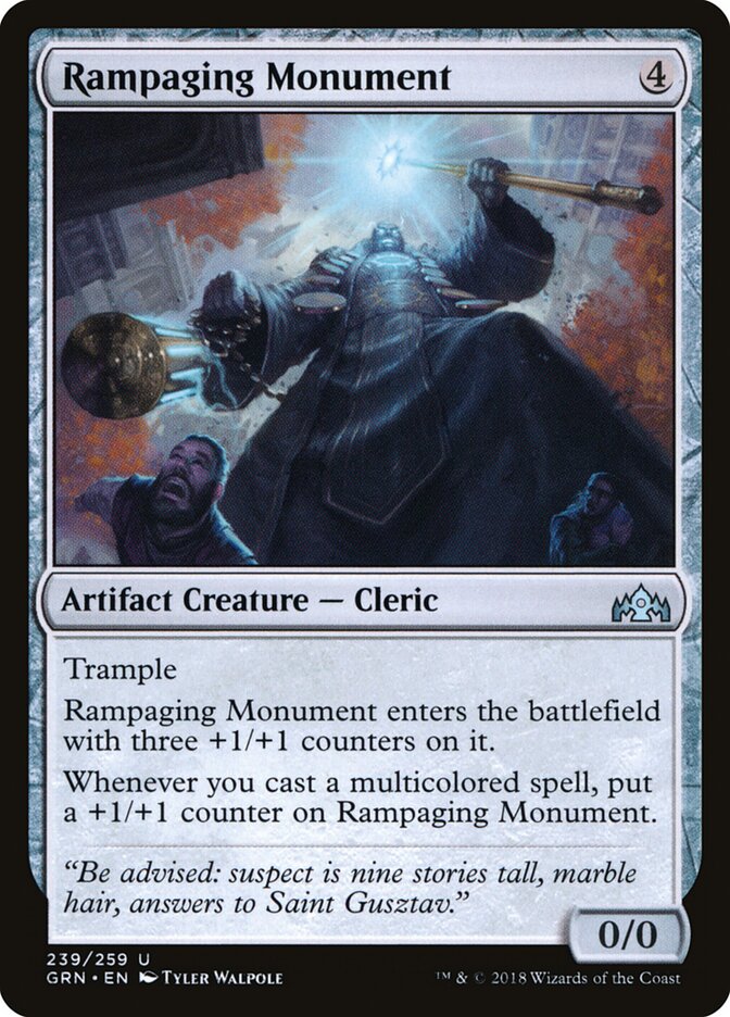 Rampaging Monument · Guilds of Ravnica (GRN) #239
