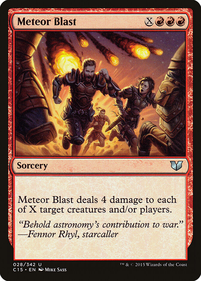 Meteor Blast · Commander 2015 (C15) #28