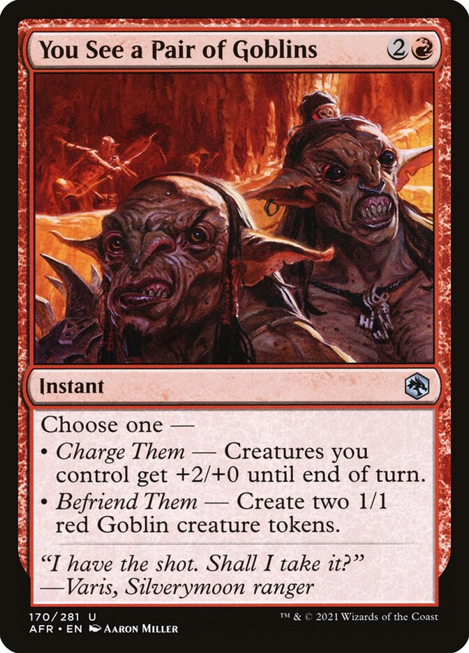 You See a Pair of Goblins · Adventures in the Forgotten Realms (AFR) #170