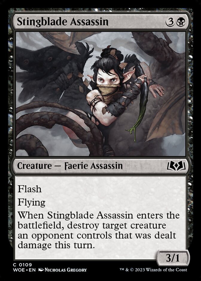 Stingblade Assassin · Wilds of Eldraine (WOE) #109