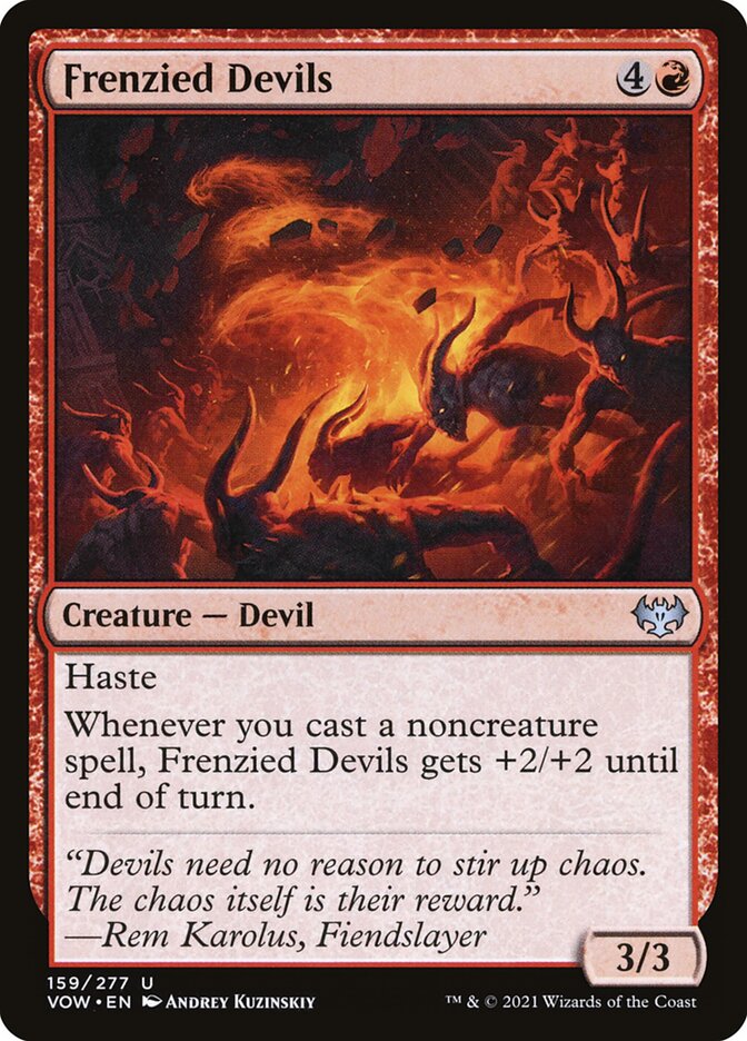 Frenzied Devils · Innistrad: Crimson Vow (VOW) #159