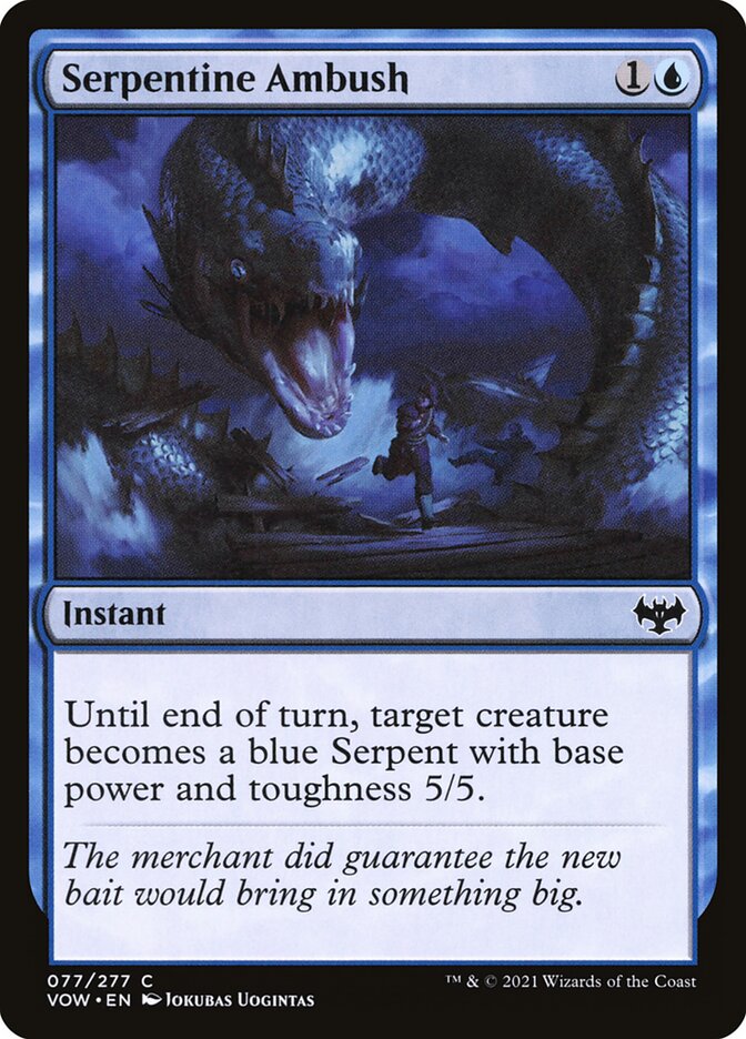 Serpentine Ambush · Innistrad: Crimson Vow (VOW) #77