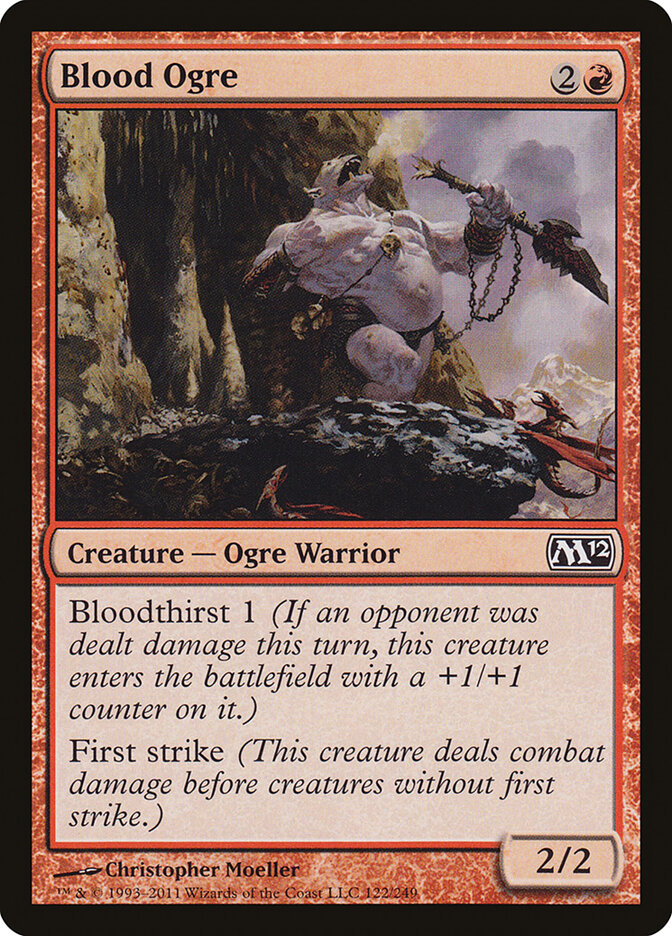 Blood Ogre · Magic 2012 (M12) #122