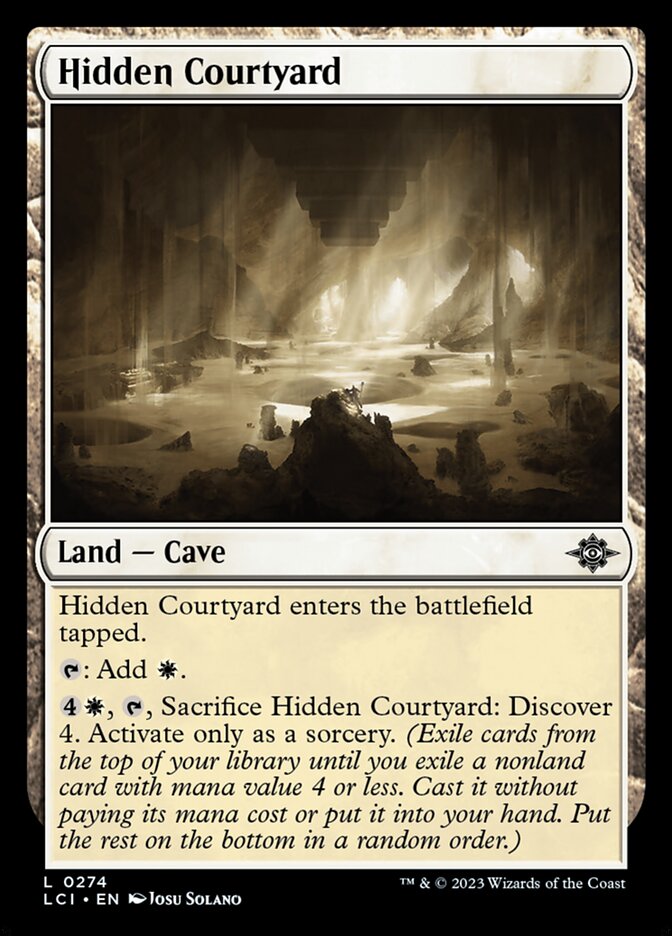 Hidden Courtyard · The Lost Caverns of Ixalan (LCI) #274