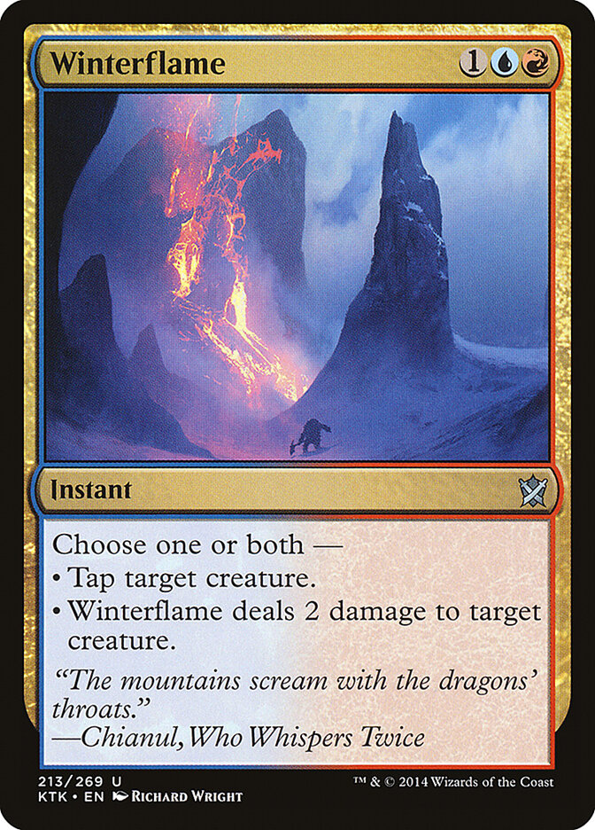 Winterflame · Khans of Tarkir (KTK) #213