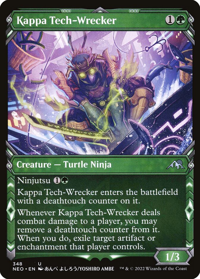 Kappa Tech-Wrecker · Kamigawa: Neon Dynasty (NEO) #348 · showcase