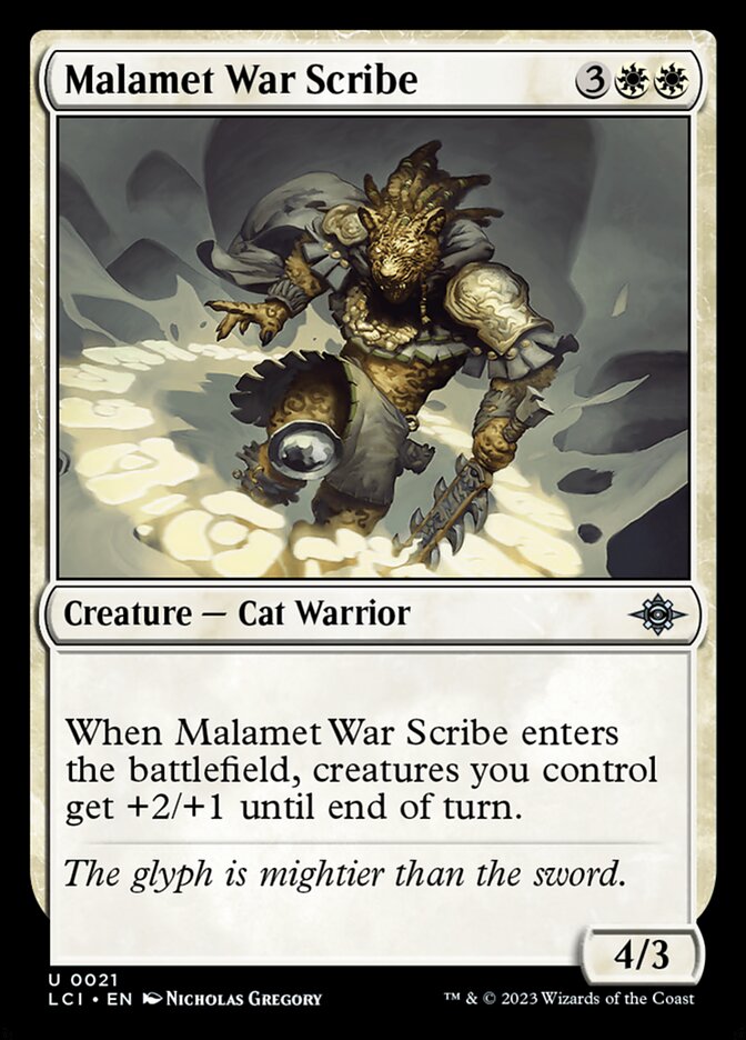Malamet War Scribe · The Lost Caverns of Ixalan (LCI) #21