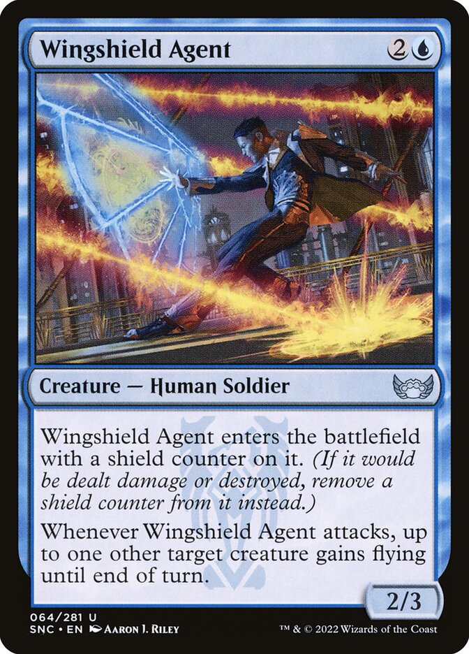 Wingshield Agent · Streets of New Capenna (SNC) #64