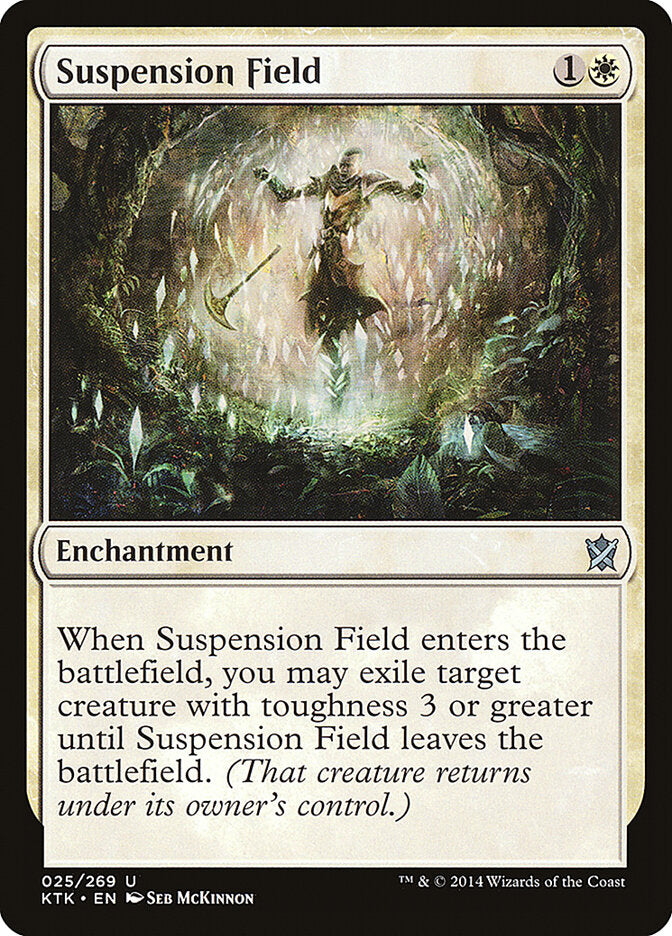 Suspension Field · Khans of Tarkir (KTK) #25