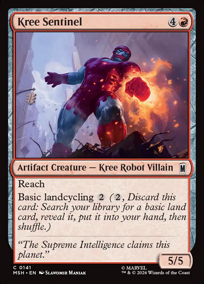 Kree Sentinel · Marvel Super Heroes (MSH) #141