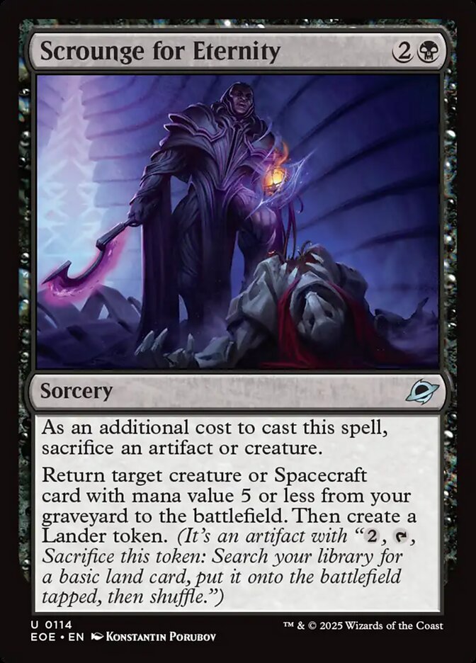 Scrounge for Eternity · Edge of Eternities (EOE) #114