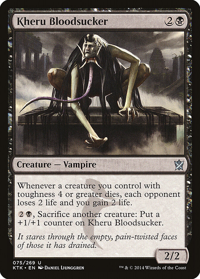 Kheru Bloodsucker · Khans of Tarkir (KTK) #75