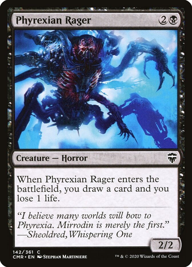 Phyrexian Rager · Commander Legends (CMR) #142