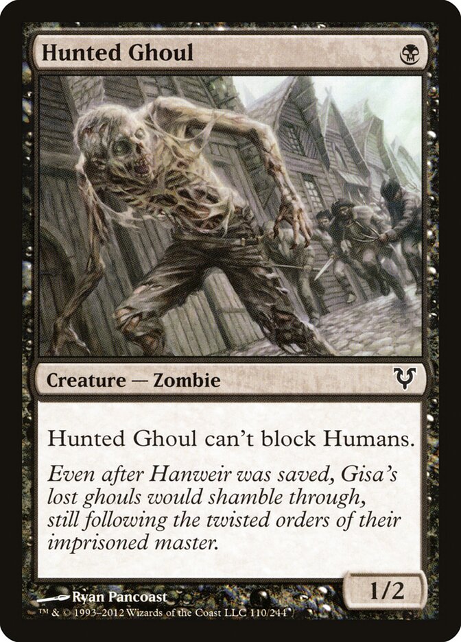 Hunted Ghoul · Avacyn Restored (AVR) #110