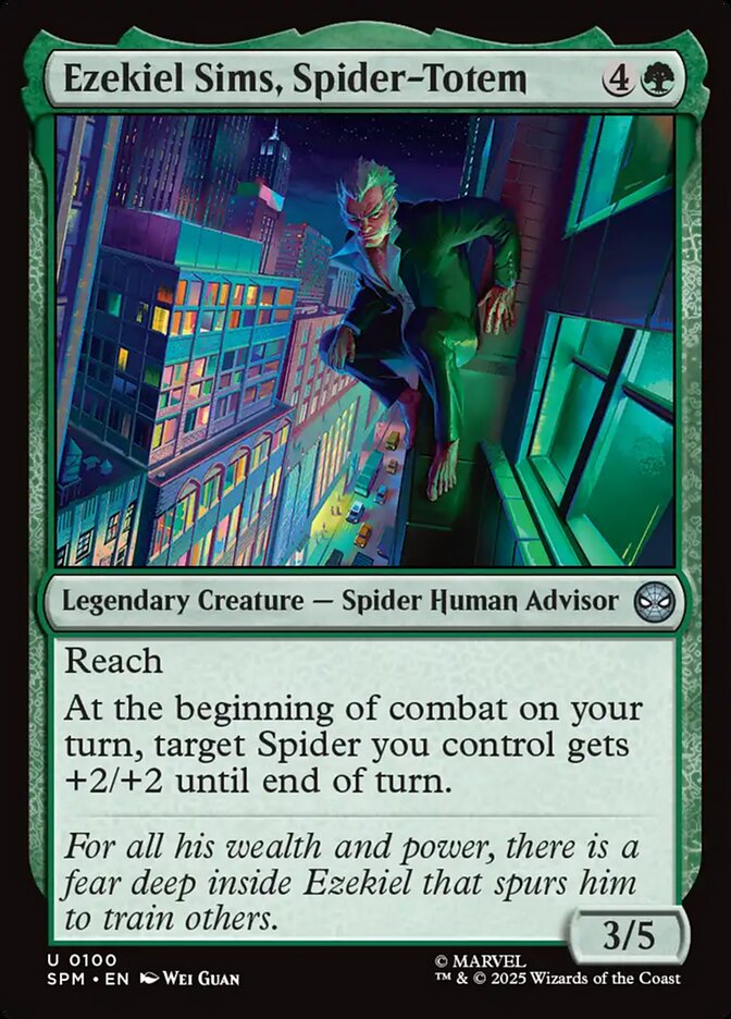 Ezekiel Sims, Spider-Totem · Marvel's Spider-Man (SPM) #100