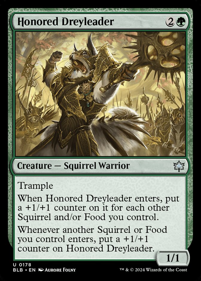 Honored Dreyleader · Bloomburrow (BLB) #178