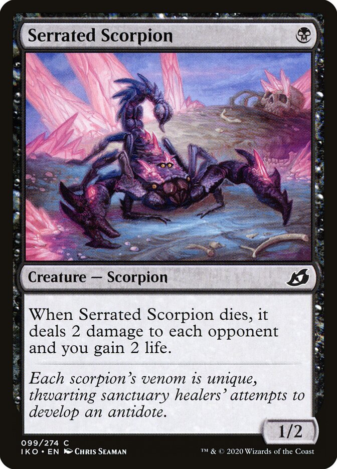 Serrated Scorpion · Ikoria: Lair of Behemoths (IKO) #99