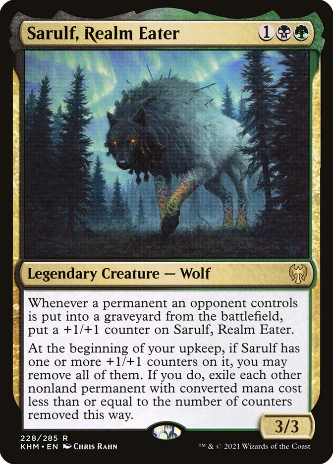 Sarulf, Realm Eater · Kaldheim (KHM) #228