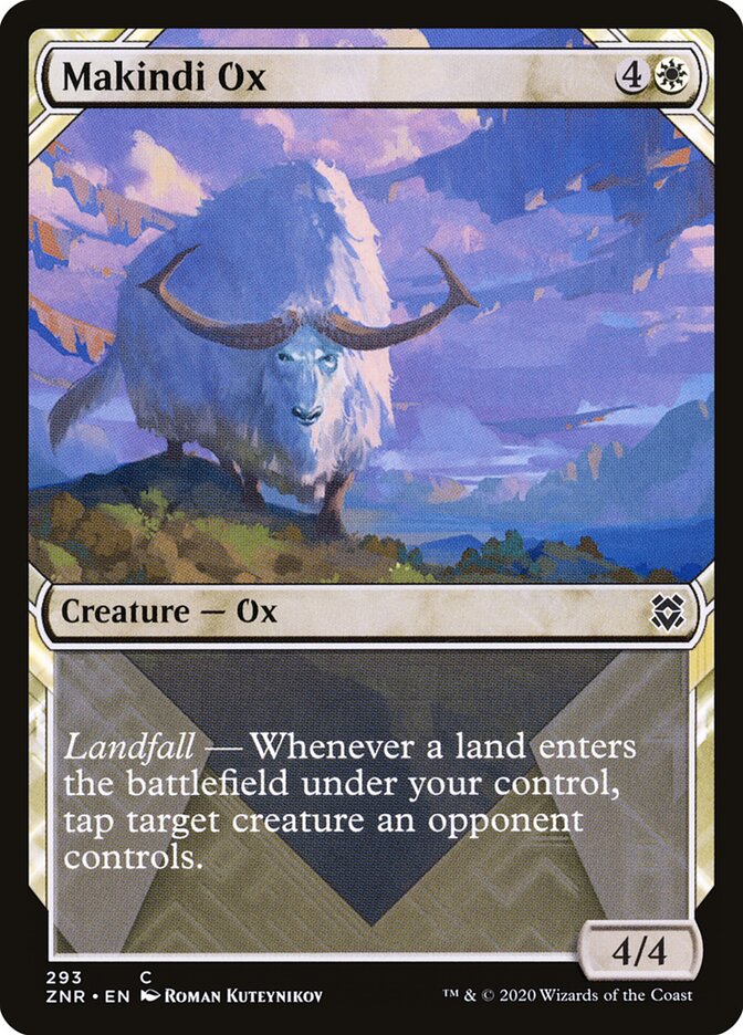 Makindi Ox · Zendikar Rising (ZNR) #293 · showcase