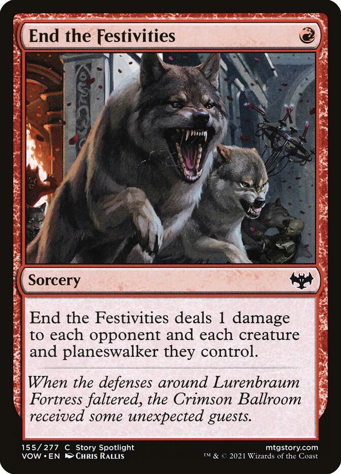 End the Festivities · Innistrad: Crimson Vow (VOW) #155