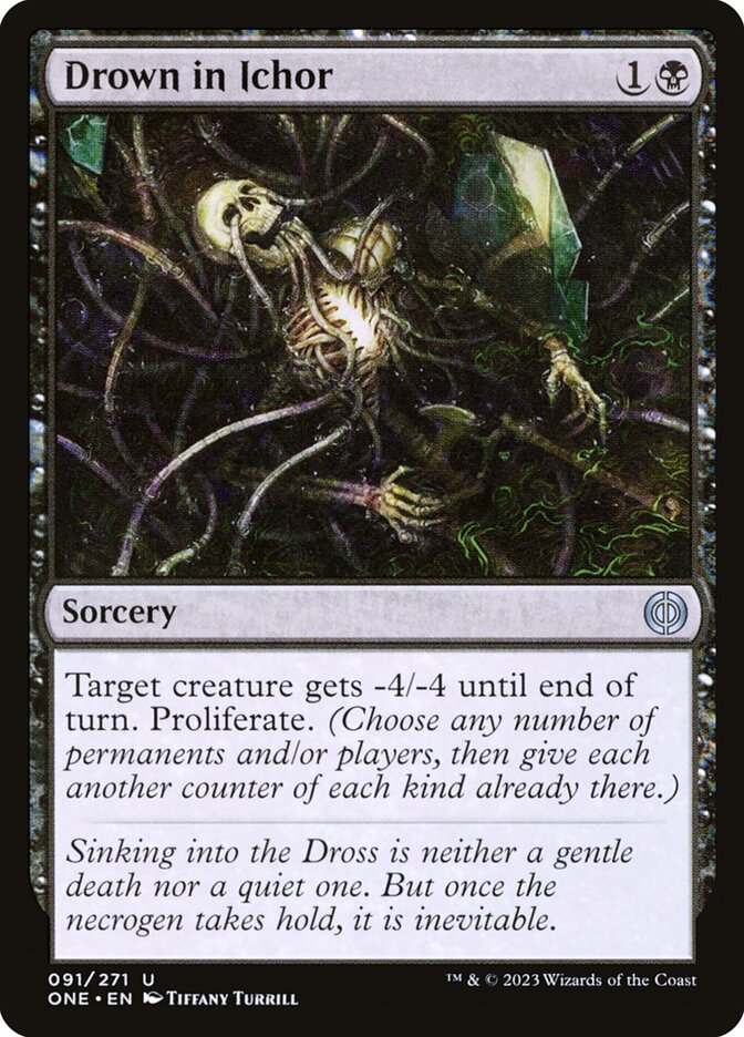 Drown in Ichor · Phyrexia: All Will Be One (ONE) #91