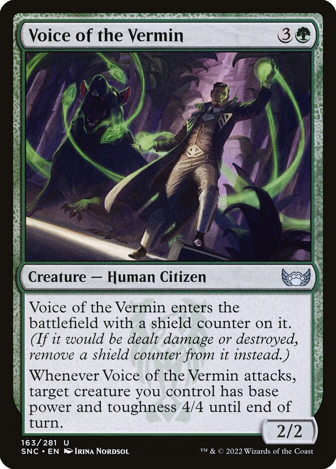 Voice of the Vermin · Streets of New Capenna (SNC) #163