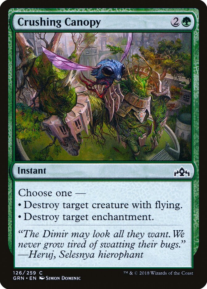 Crushing Canopy · Guilds of Ravnica (GRN) #126