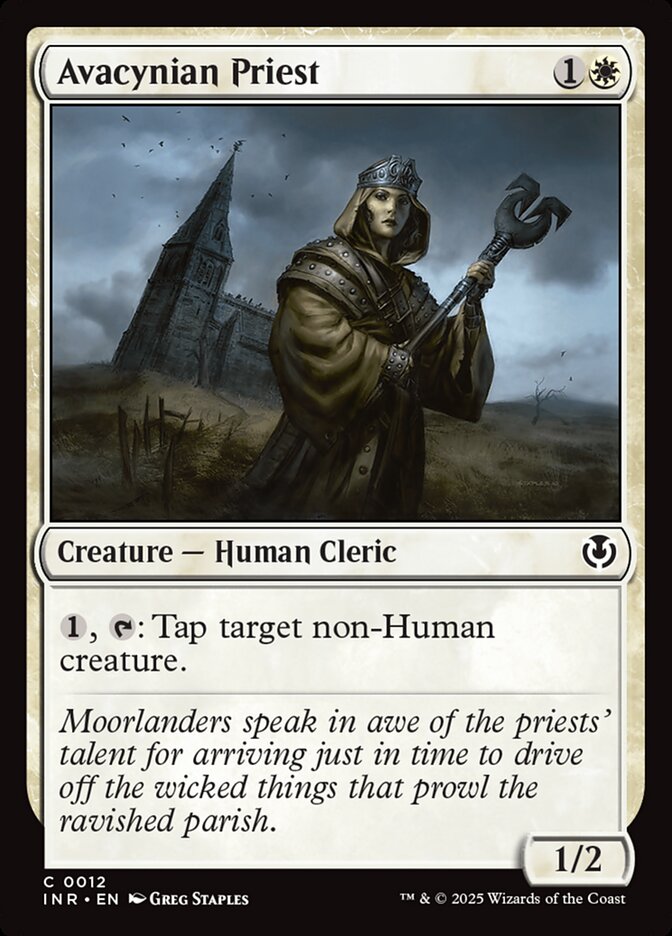 Avacynian Priest · Innistrad Remastered (INR) #12