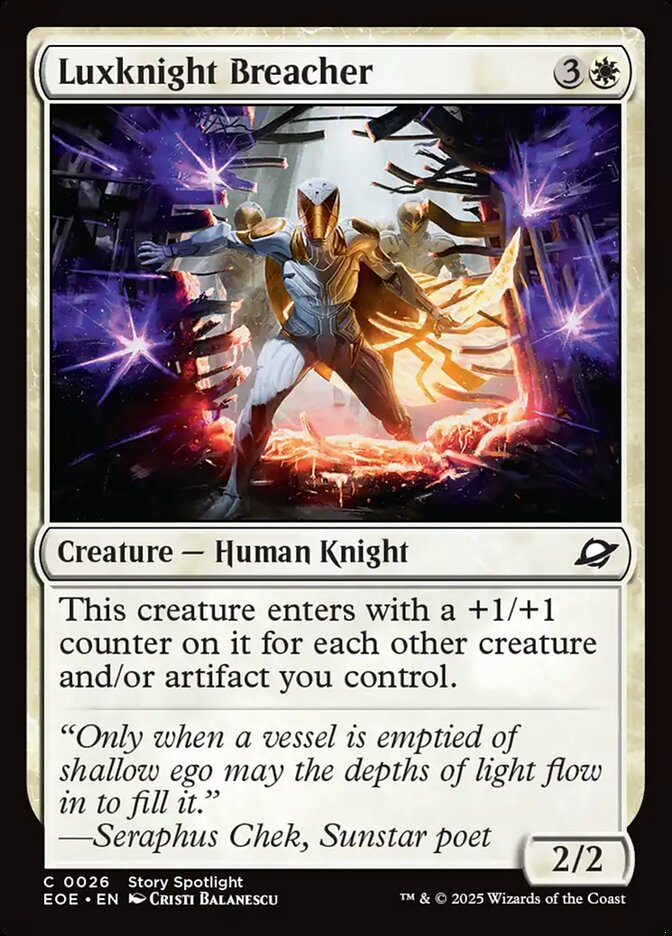 Luxknight Breacher · Edge of Eternities (EOE) #26