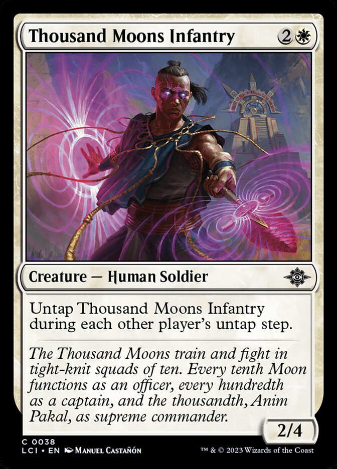 Thousand Moons Infantry · The Lost Caverns of Ixalan (LCI) #38