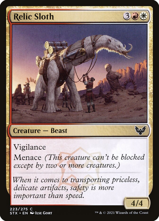 Relic Sloth · Strixhaven: School of Mages (STX) #223
