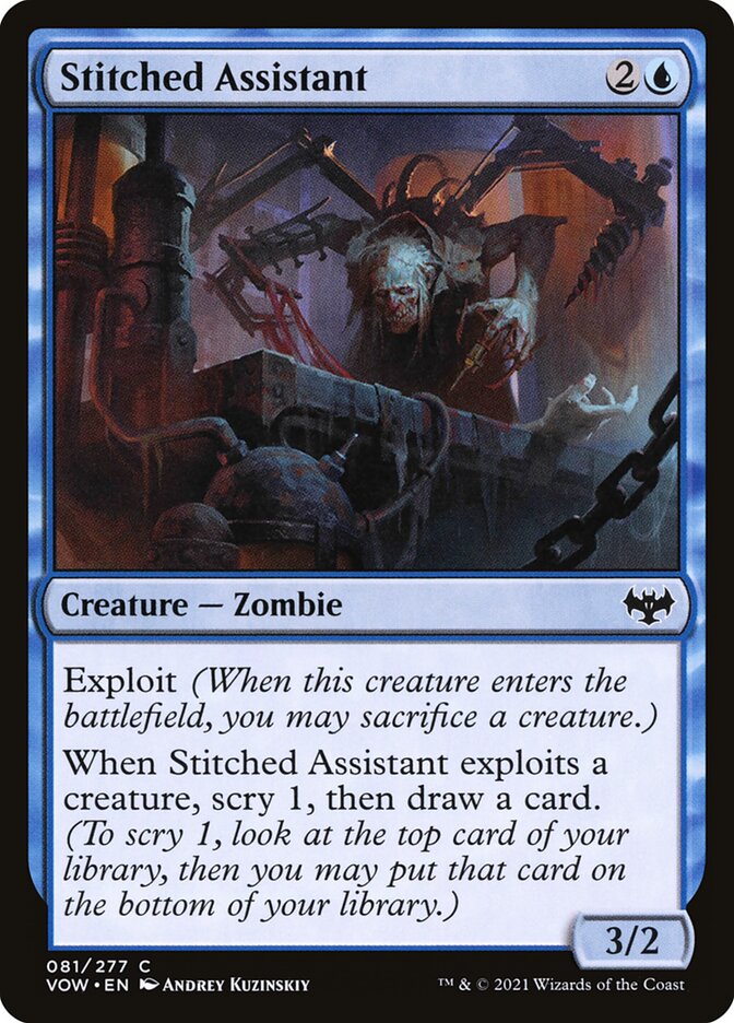 Stitched Assistant · Innistrad: Crimson Vow (VOW) #81