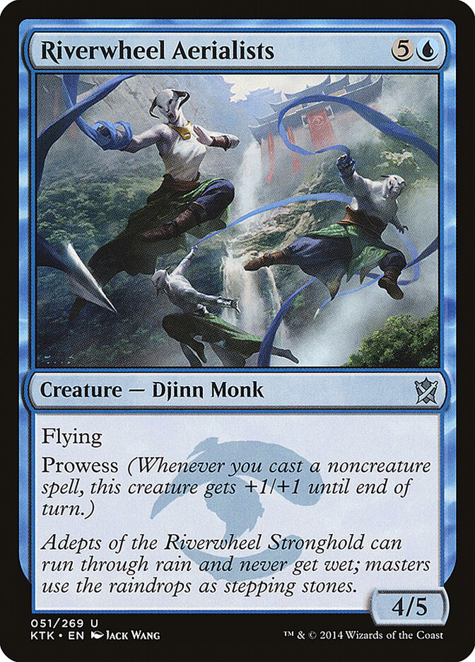 Riverwheel Aerialists · Khans of Tarkir (KTK) #51