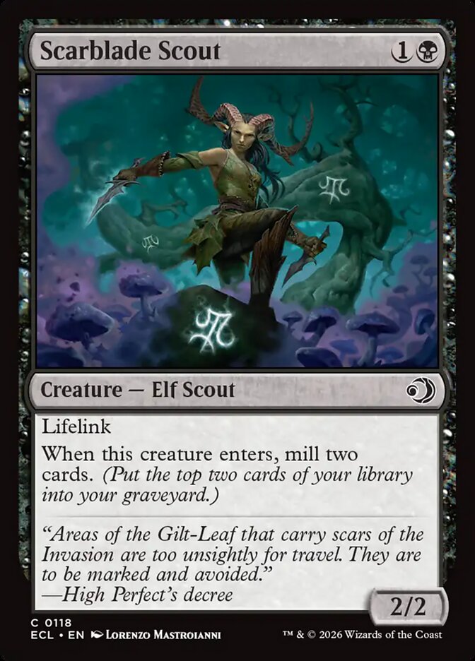 Scarblade Scout · Lorwyn Eclipsed (ECL) #118