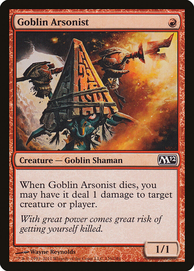 Goblin Arsonist · Magic 2012 (M12) #136
