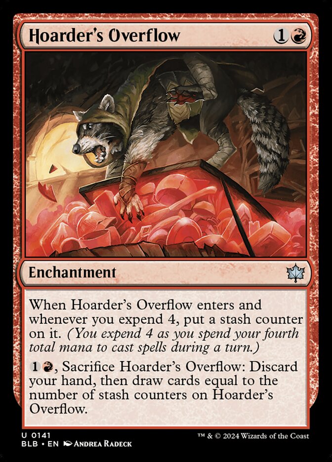 Hoarder's Overflow · Bloomburrow (BLB) #141