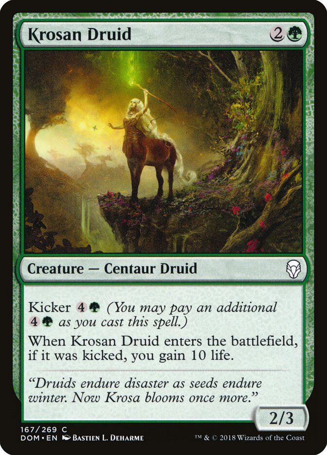 Krosan Druid · Dominaria (DOM) #167