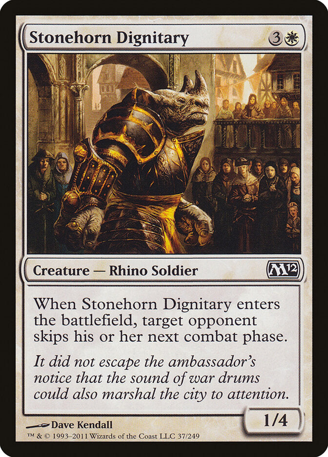Stonehorn Dignitary · Magic 2012 (M12) #37