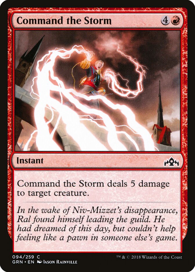 Command the Storm · Guilds of Ravnica (GRN) #94