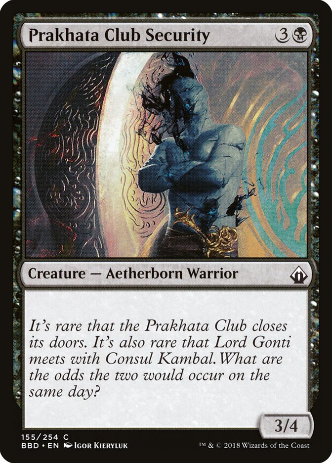 Prakhata Club Security · Battlebond (BBD) #155
