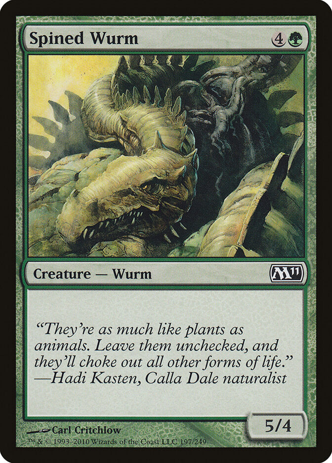 Spined Wurm · Magic 2011 (M11) #197