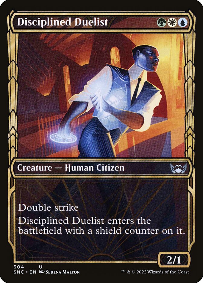 Disciplined Duelist · Streets of New Capenna (SNC) #304 · showcase