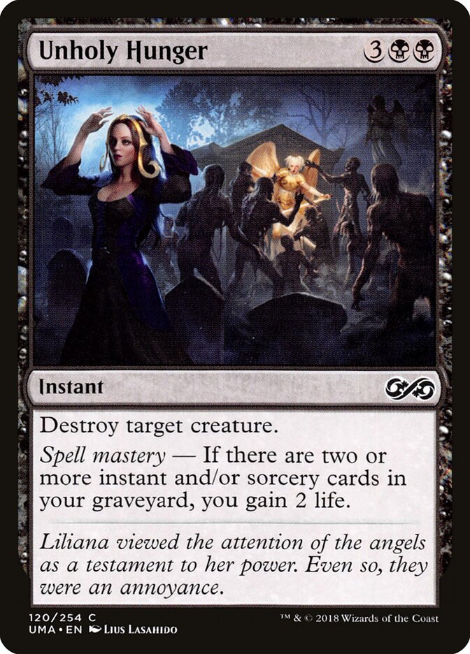 Unholy Hunger · Ultimate Masters (UMA) #120