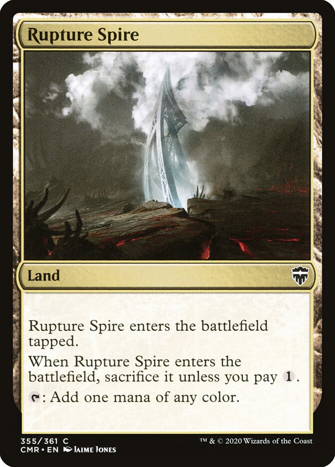Rupture Spire · Commander Legends (CMR) #355