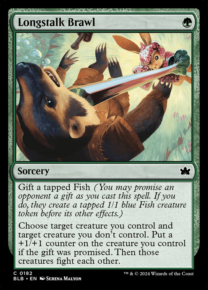 Longstalk Brawl · Bloomburrow (BLB) #182