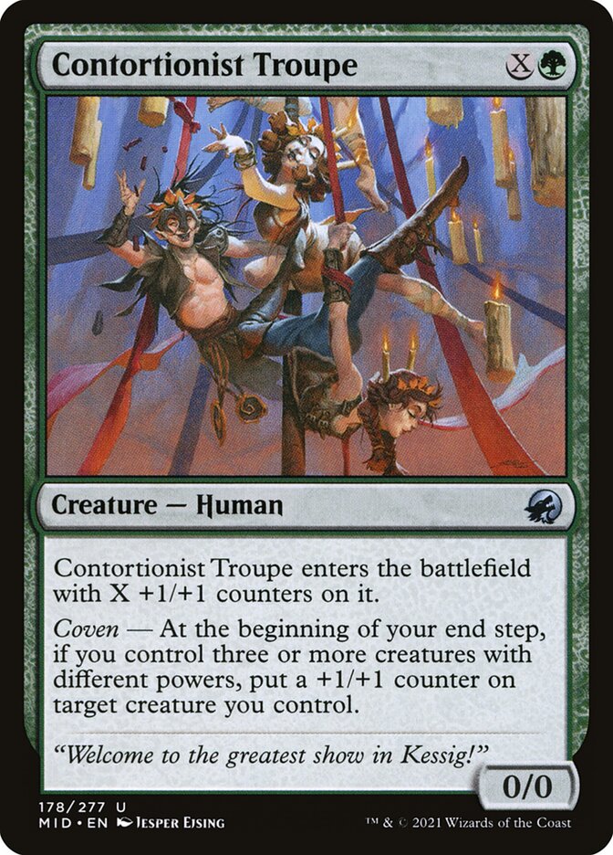 Contortionist Troupe · Innistrad: Midnight Hunt (MID) #178