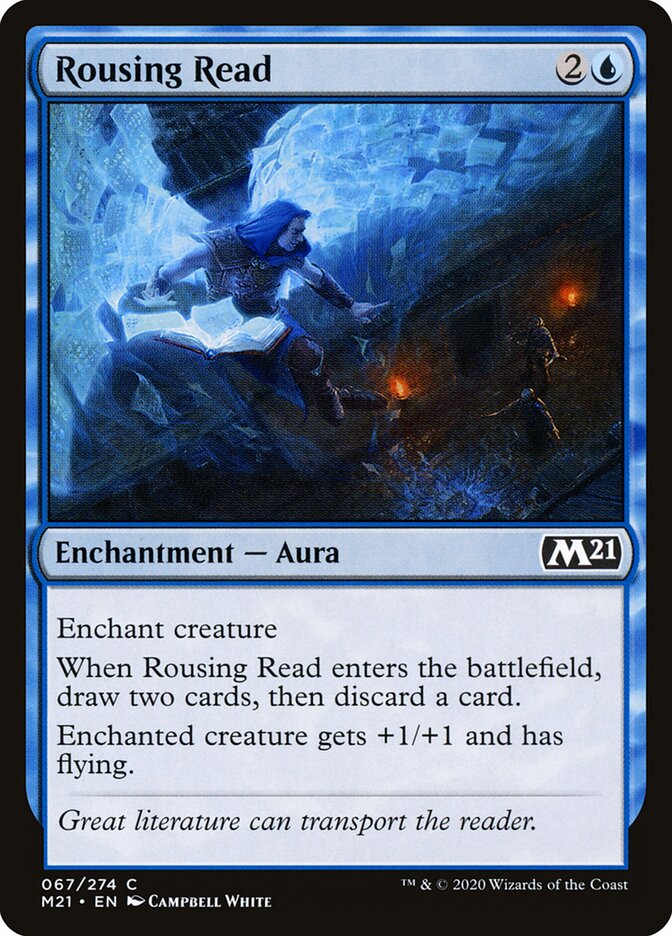 Rousing Read · Core Set 2021 (M21) #67