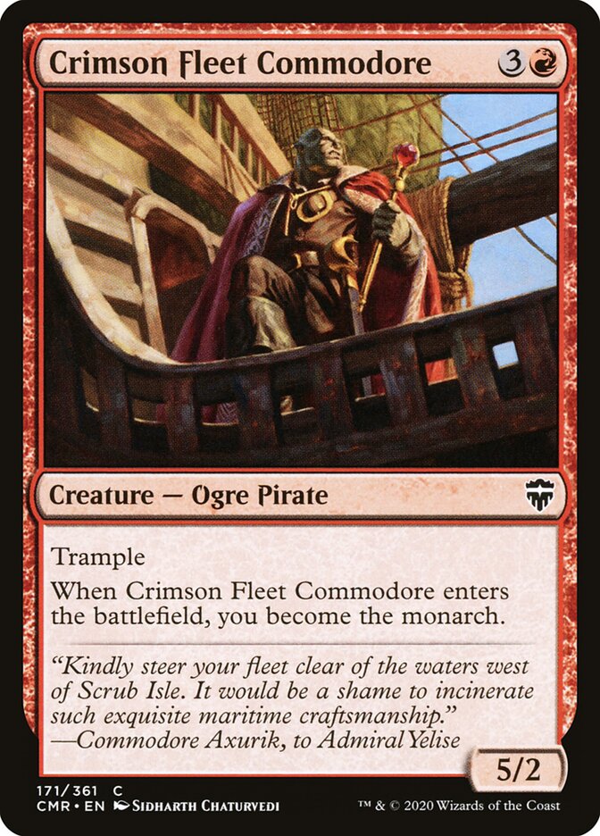 Crimson Fleet Commodore · Commander Legends (CMR) #171